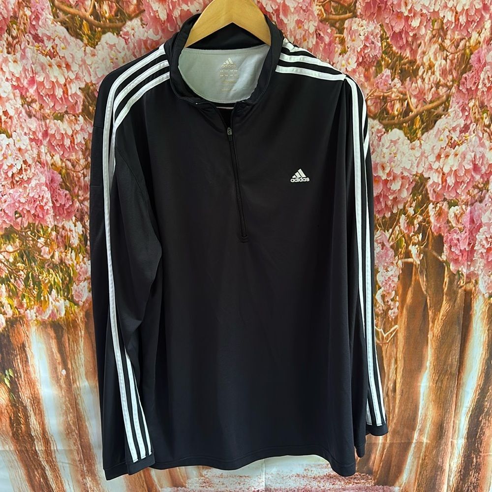 Adidas 1/4 Zip Sweatshirt Men’s size 2XL
